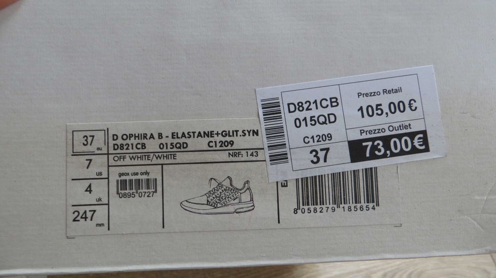 37н GEOX летни маратонки (почти нови)