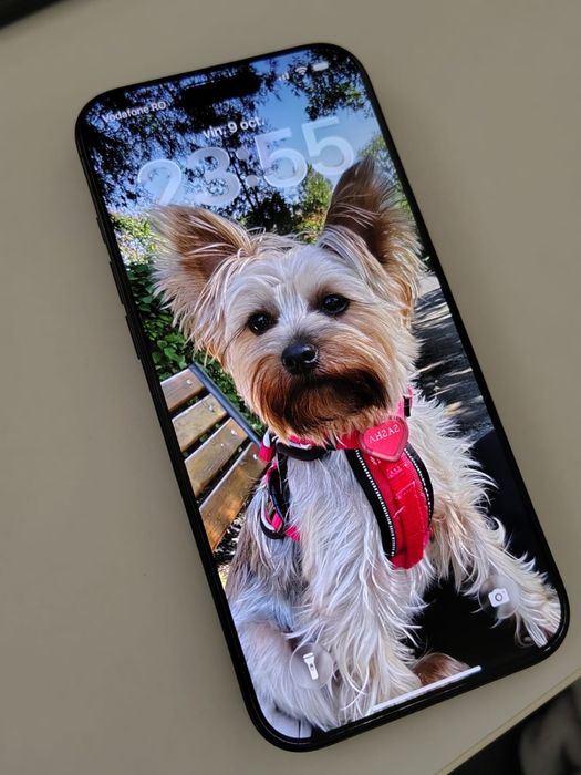 Vand iPhone 16 Pro Max 256GB Black Titanium Baterie 94% + Huse Mobilfox și accesorii