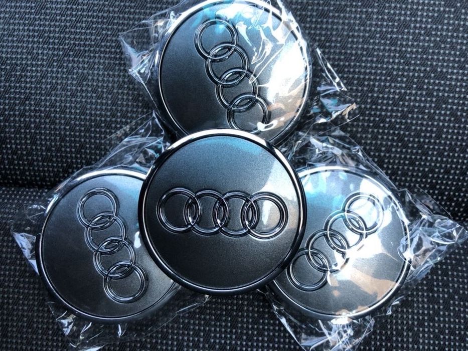 Capace/capac roti/jante aliaj Negru Black AUDI 60mm A2 A3 A4 A6 A8 TT