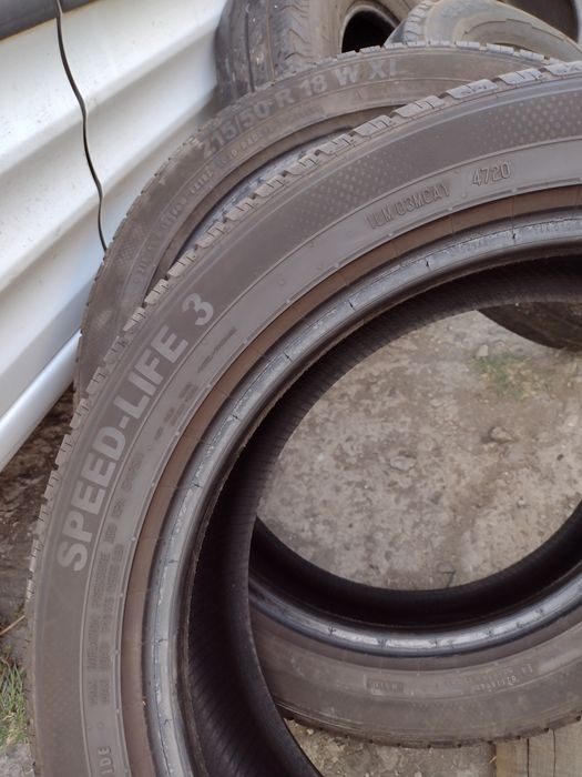 Почти нови 2бр.215/50/18 Semperit SpeedLife3 dot4720