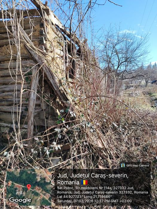 Vând teren intravilan în localitatea Potoc,  județul Caraș - Severin  foarte aproape de Ochiul Beiului într-o zonă turistică foarte frumoasa
