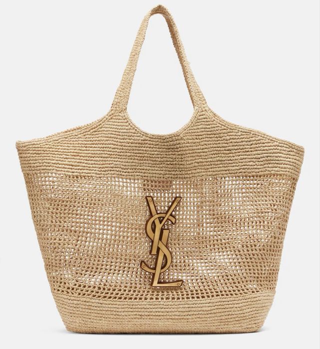 Geanta YSL Icare raffia full box