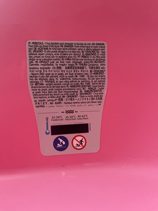 Cadita Onda Ok Baby cu termometru