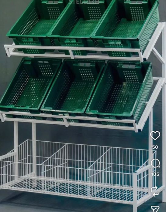 Овощной полка новый 3 реда