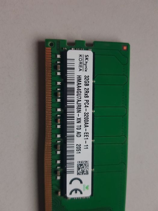 32GB DDR4 ECC Memorie RAM Server WS ECC 32GB DDR4 ECC 3200 unbuffered
