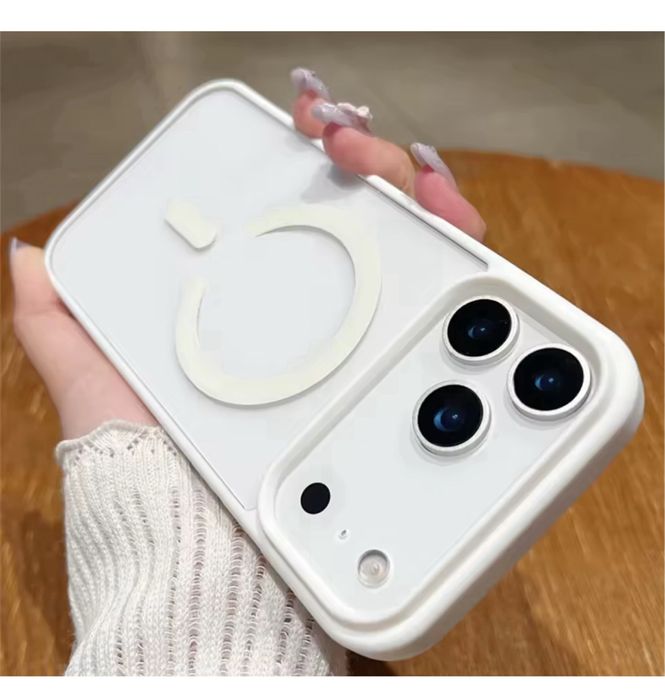 Husa Magnetica cu Spate Clar Tare - Iphone 17 17 PRO 17 PRO MAX 17 AIR