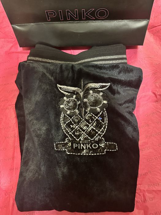 Оригинална тлюшена рокля Pinko Skin, S