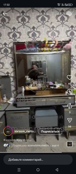 2 хонали квартира сотилади евро ремонт