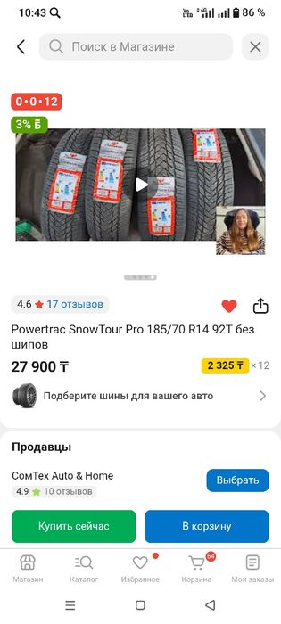 Зимние шины Powertrac