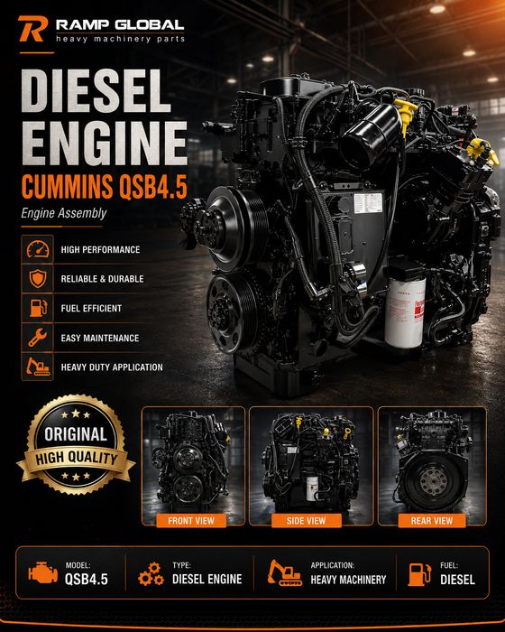 Двигатель Cummins QSB4.5