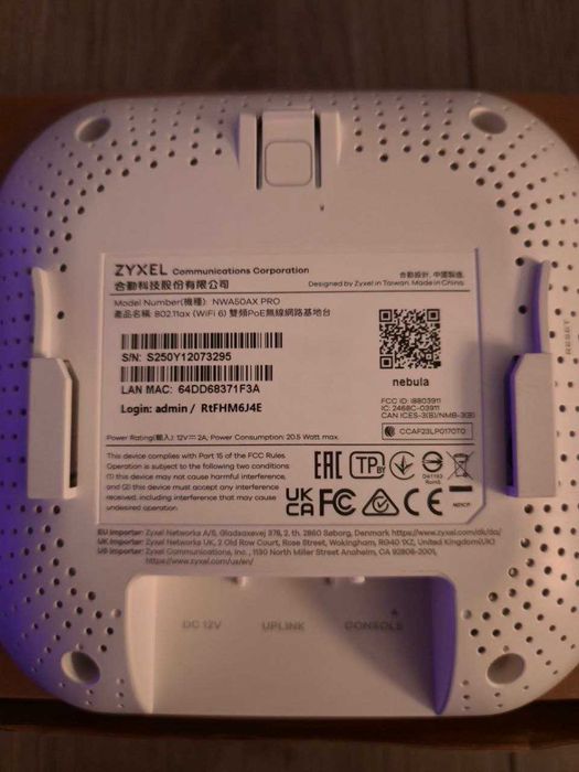 Access Point Zyxel NWA50AX PRO WiFi 6 AX3000 2.5G PoE Nebula