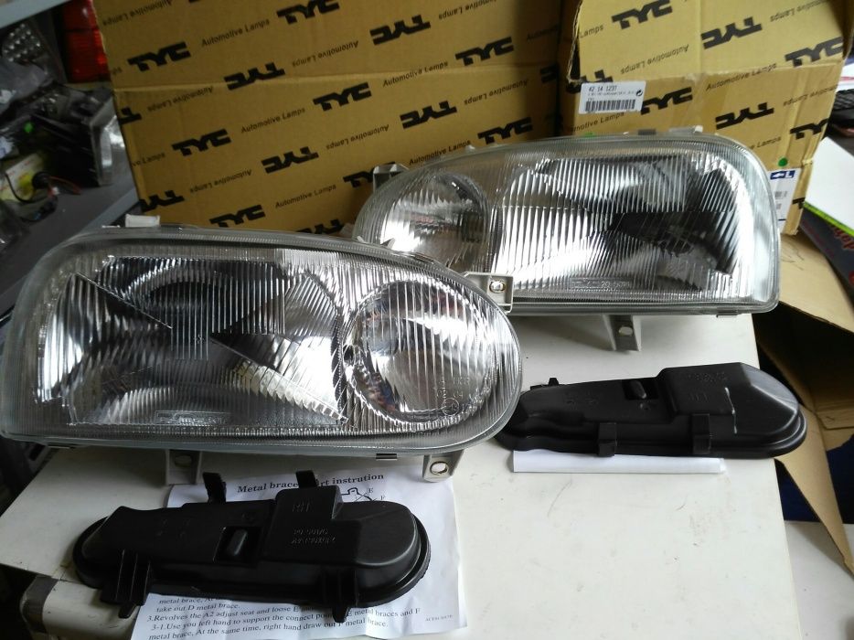 Фар двусекционен Голф 3 vw Golf3 фарове голф3 Н1 Н1