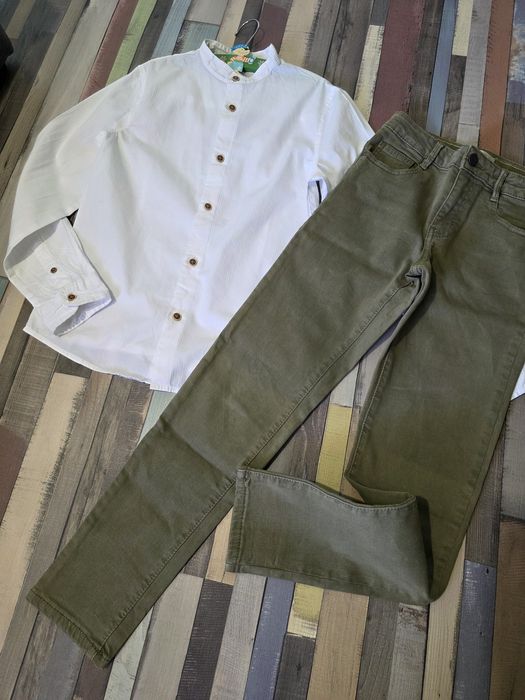 Риза Reserved  Дънки Mango 146см.
