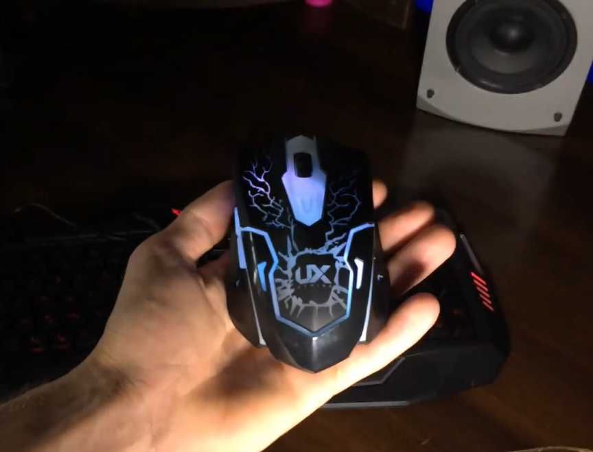 Нова клавиатура с usb мишка, геймърска клавиатура с подсветка AT-V100