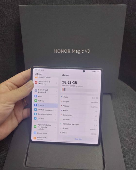 Honor Magic V3 , NOU , 512 GB , 16 GB RAM