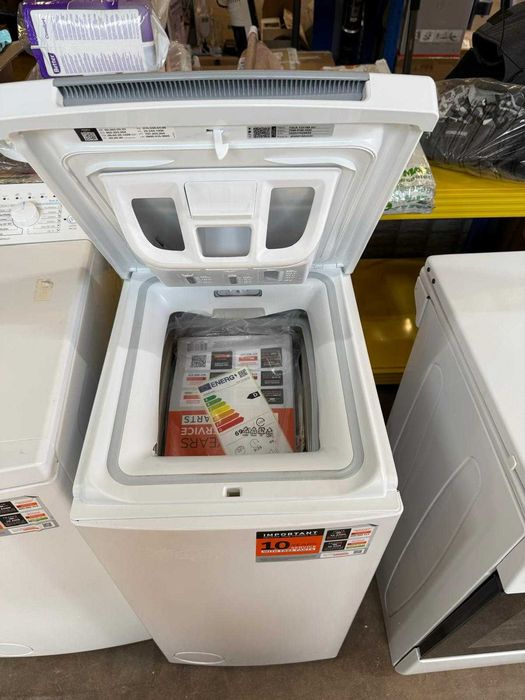 Masina de spalat rufe cu incarcare verticala Whirlpool TDLR7231BSEU, 7 kg, 1200 rpm,Clasa D, Motor Inverter, Display digital, Tehnologia al-6lea Simt