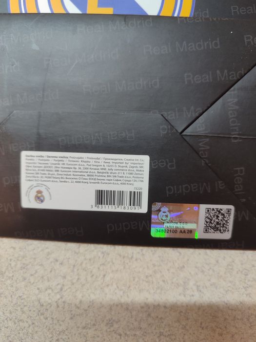 Торбичка на Real Madrid