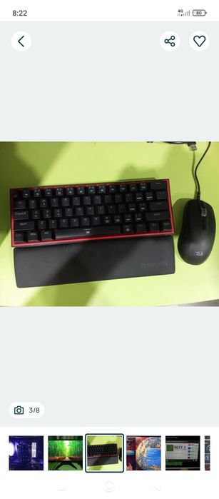 Kit monitor MSI 180 Hz, plus periferice Redragon
