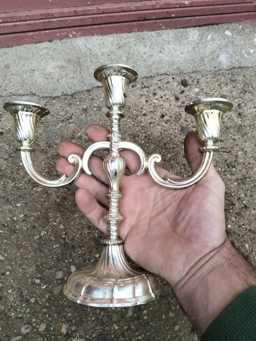 Немски посребрен свещник BMF