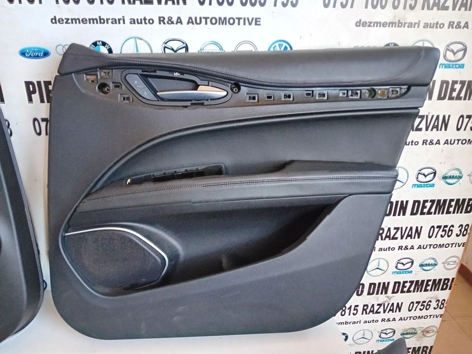 Fata Tapiterie Usa Din Piele Alfa Romeo Stelvio 2017-2022 Volan Stanga Impecabile