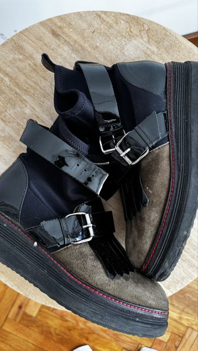 ghete musette 35.5-36 subțire kaki