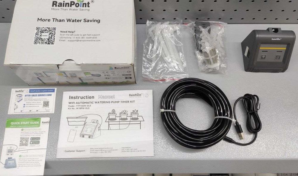 Автополив для комнатных растений Wi-fi Rainpoint | Хона гуллари