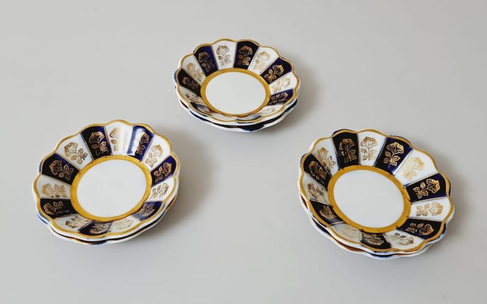 Чайные сервизы, кофейные. Кобальт