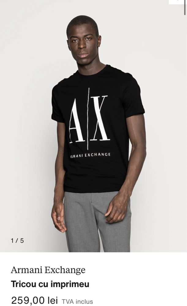 Tricou Armani Exchange Targu Mures OLX.ro