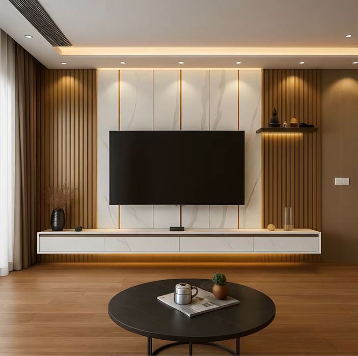 установка телевизоров на стену