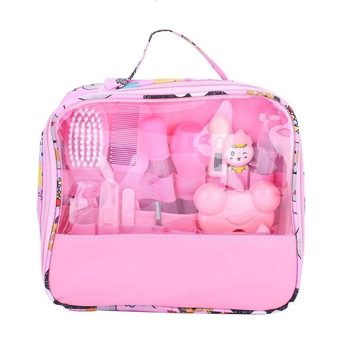 Бебешки детски хигиенен комплект, несесер с аксесоари за бебе