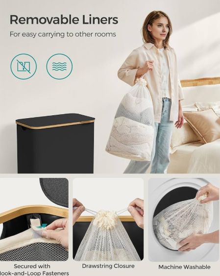 Голям кош за пране SONGMICS