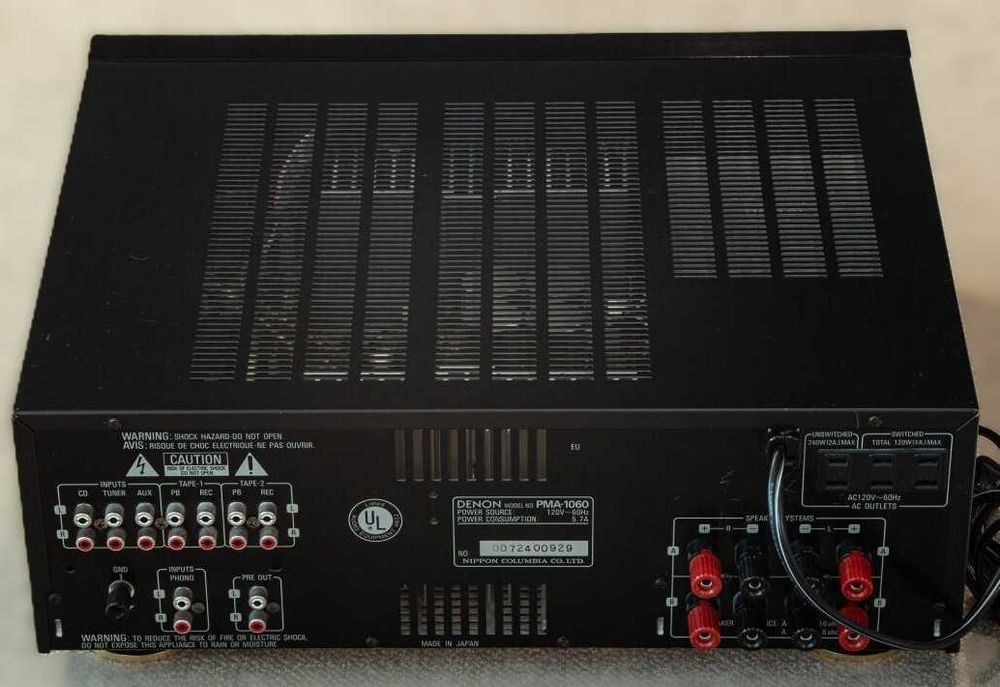 A m p l i f i c a t o r High End 1991 DENON PMA 1060 Japan 13kg 180w statie pur analogic