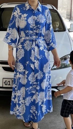 Женское Платье рубашка