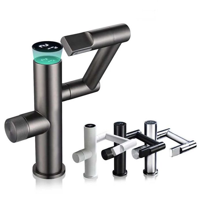 Смесител за баня с дисплей и 360 градуса ротация