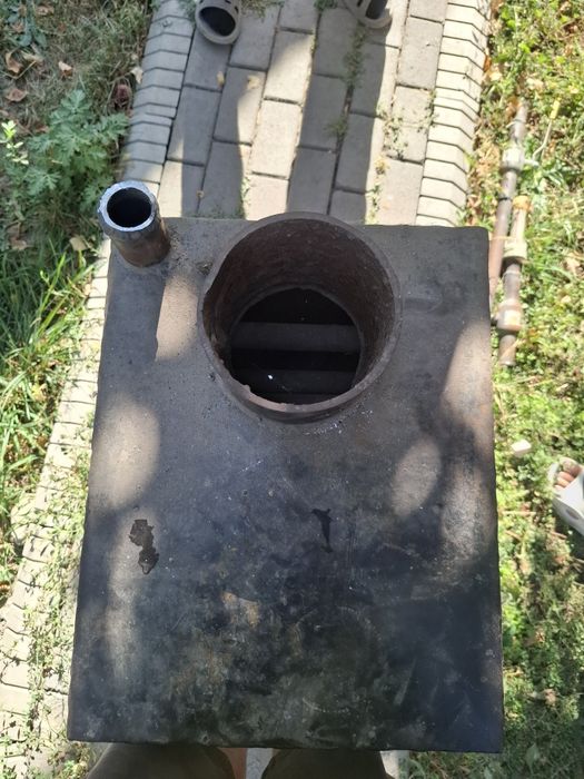 Напольный газовый котёл два водном