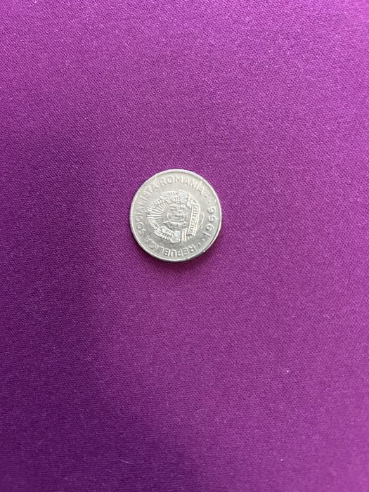 Moneda 1 leu 1966