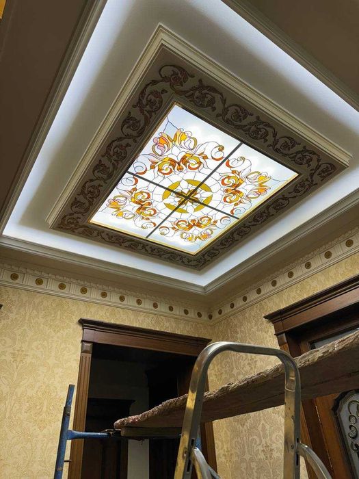 Гулли ойна витраж тош ойна оргстекло потолок