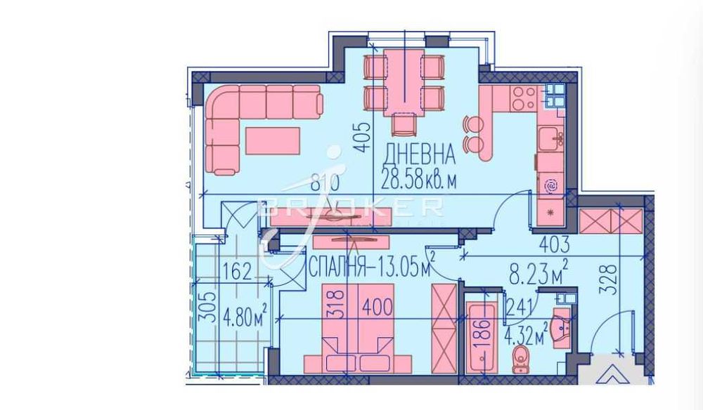 2-стаен в Пловдив-Индустриална зона - Изток