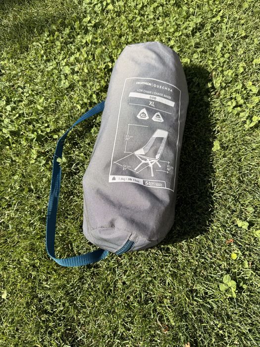 Scaun jos camping decathlon quechua 500 XL