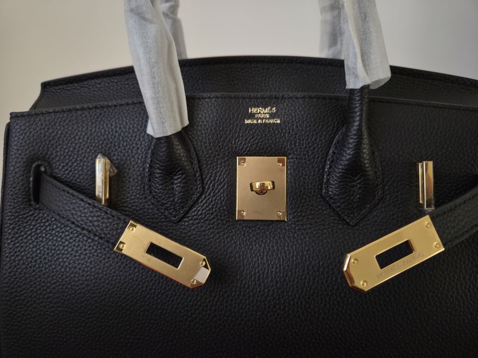 Hermes Birkin 30 Black Gold Hardware