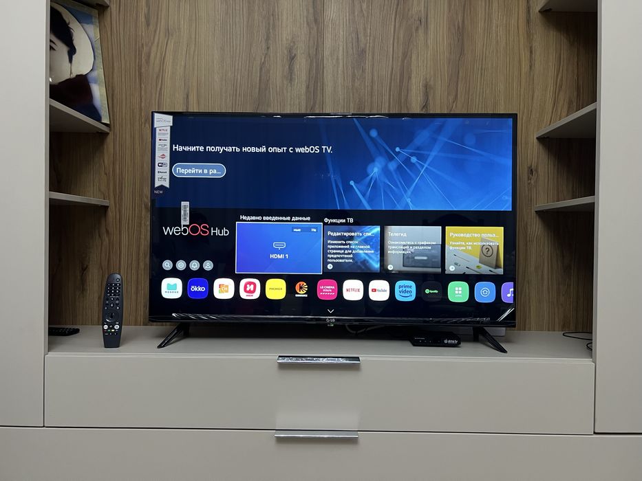 LG Телевизор 109 см Оригинал Smart tv