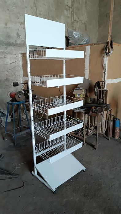 Стеллаж стойка витрина рекламные складские