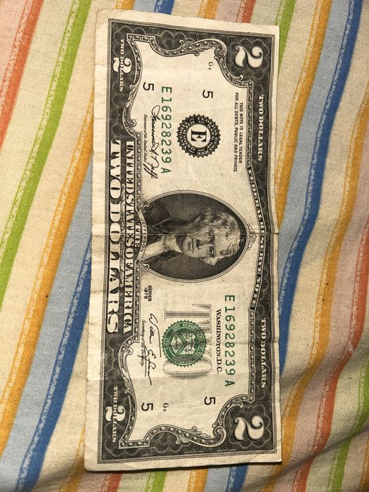 Bancota 2 dolari seria 1976
