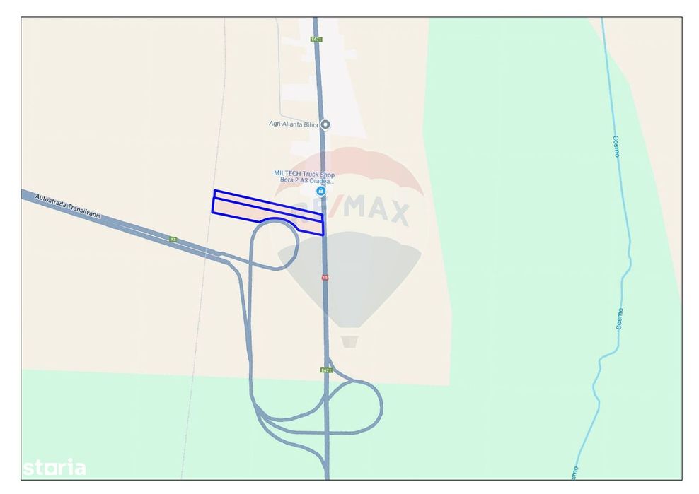 Teren 27.093mp de vânzare în Biharia / Șoseaua E671, Nod Rutier A3