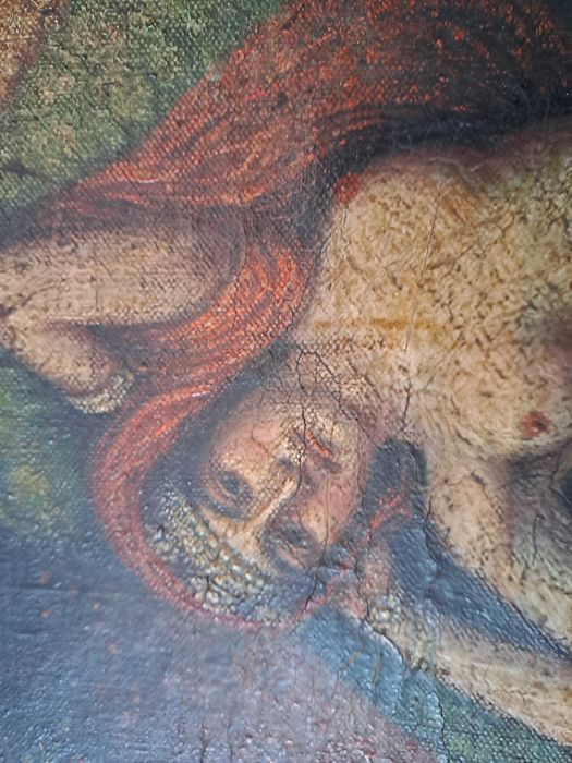 tablou pictura henri soulie 65/45 cm reproducere veche