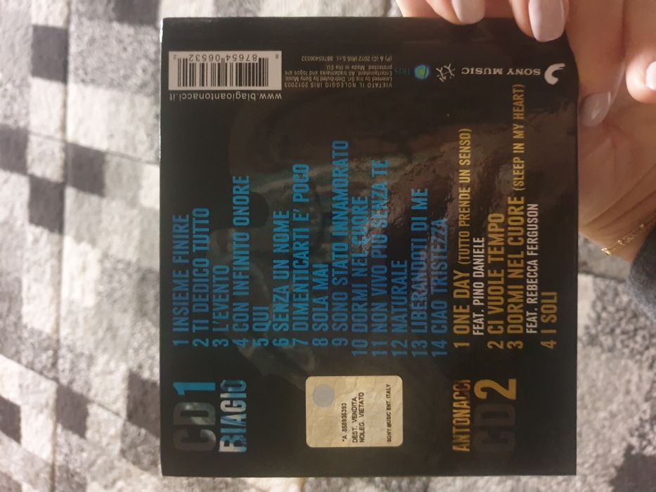 Диск Biagio Antonacci