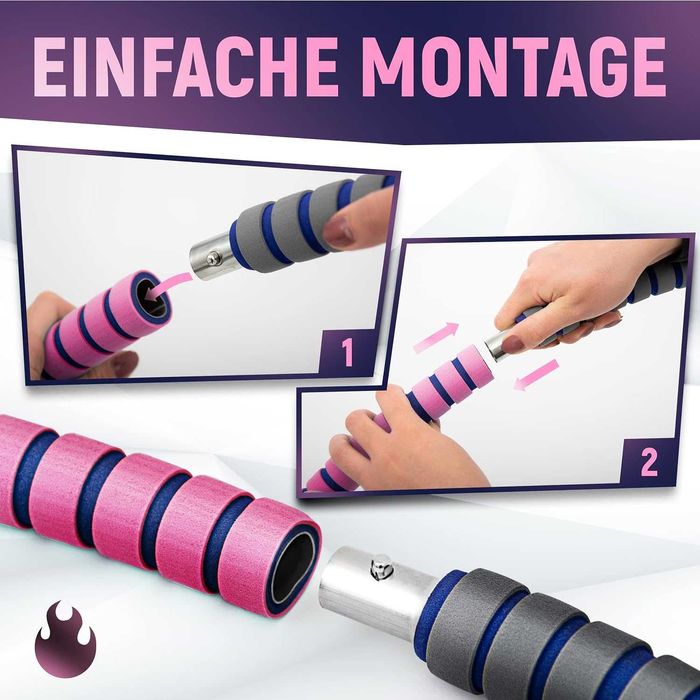 TBoonor Hula Hoop Обръч за възрастни, от неръждаема стомана