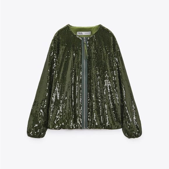 Пайетено яке на ZARA
