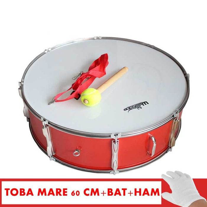 Toba mare profesionala 60cm,ham si ciocan,ideala galerii,colind,noua!