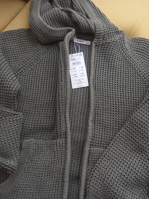 Pulover cu fermoar, Reserved, 158 cm, 11-13 ani